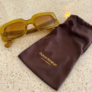 Oliver Peoples sunglasses. Saurine Dark Honey